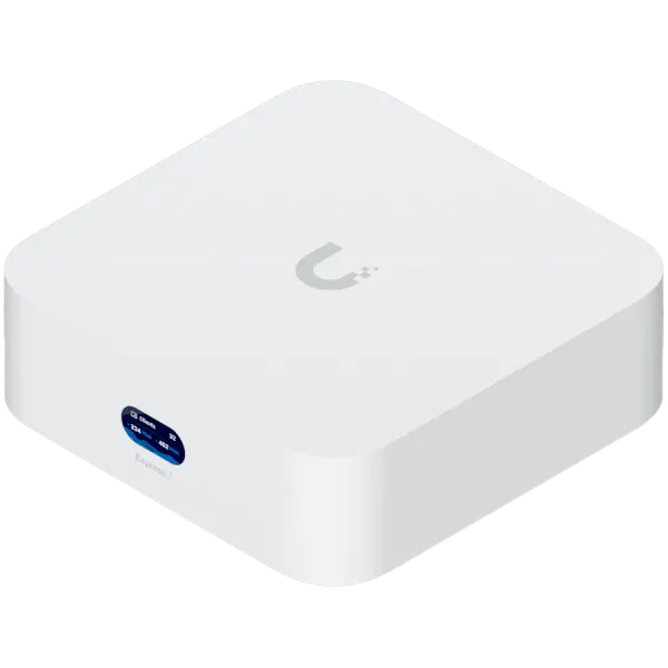 Ubiquiti UniFi Express 7 UX7 Mesh-scalable, super-compact 10G Cloud Gateway with integrated WiFi 7, 10 GbE RJ45 WAN port, 2.5 GbE RJ45 LAN 