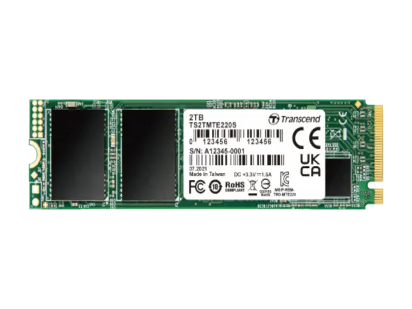 SSD TRANSCEND 512GBinterniM.2NVMecrna' ( 'TS512GMTE220S' ) 