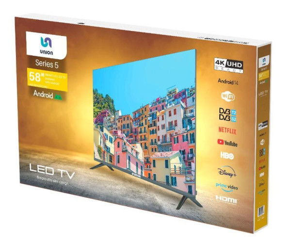 Union TV 58' UltraHD T2 Smart (U50.58HU02.UHD)