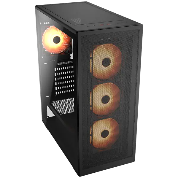 COUGAR MX220 RGB PC Case, Mid Tower, Black ( CGR-2AC8B-RGB ) 