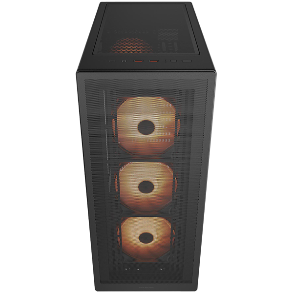 COUGAR MX220 RGB PC Case, Mid Tower, Black ( CGR-2AC8B-RGB ) 