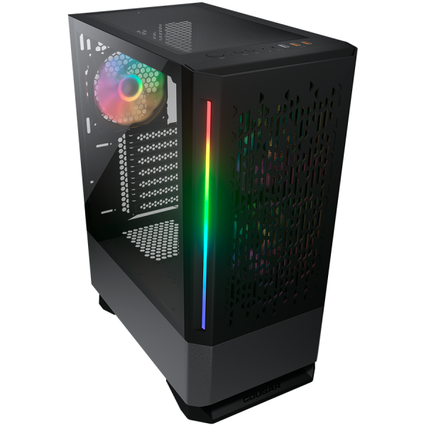 COUGAR MX430 Air RGB PC Case, Mid Tower, Black ( CGR-51C6B-AIR-RGB ) 