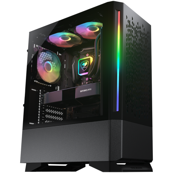COUGAR MX430 Air RGB PC Case, Mid Tower, Black ( CGR-51C6B-AIR-RGB ) 