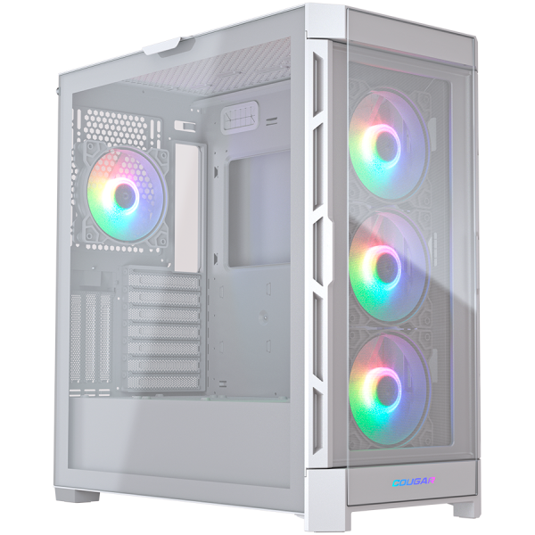 COUGAR DUOFACE PRO RGB PC Case, Mid Tower, White ( CGR-DUOFACE PRO RGB W ) 