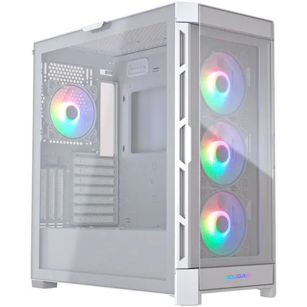COUGAR DUOFACE PRO RGB PC Case, Mid Tower, White ( CGR-DUOFACE PRO RGB W ) 