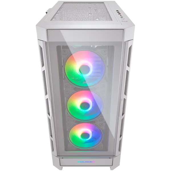 COUGAR DUOFACE PRO RGB PC Case, Mid Tower, White ( CGR-DUOFACE PRO RGB W ) 