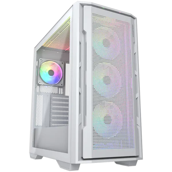 COUGAR UNIFACE RGB PC Case, Mid Tower, White ( CGR-5C78W-RGB ) 