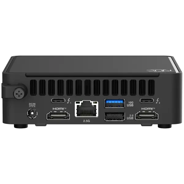 ASUS NUC 15 PRORNUC15CRKC500002Core 5 210H 45WIntel Arc graphicsno RAMno StorageIntel Wi-Fi 7 BE202USB Total - 74 USB Type-A3 USB Type-C (1
