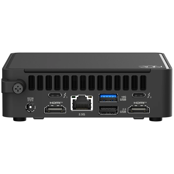 ASUS NUC 15 PRORNUC15CRKC700002Core 7 240H 45WIntel Arc graphicsno RAMno StorageIntel Wi-Fi 7 BE202USB Total - 74 USB Type-A3 USB Type-C (1
