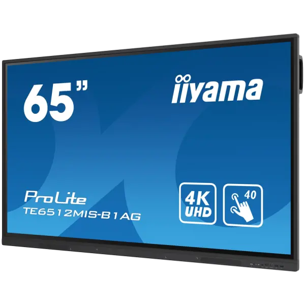 TE6512MIS-B3AG is an exceptional 4K UHD interactive display designed by iiyama to enhance collaboration, communication, and engagement. Wit