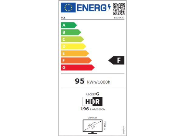 Televizor TCL 65C6KSMiniLED65''4K60HzGoogle TVcrna' ( '65C6KS' ) 