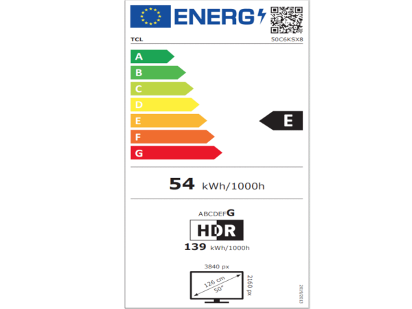 Televizor TCL 50C6KSMiniLED50''4K60HzGoogle TVcrna' ( '50C6KS' ) 