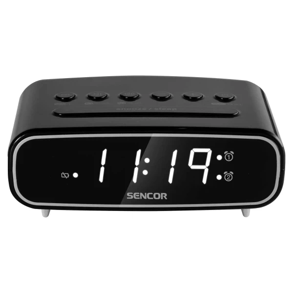 Fm radio sa digitalnim prikazom vremena SENCOR SRC 2600 B crni