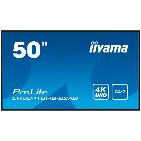 IIYAMA LFD PROLITE LH5041UHS-B2AG 50'' Professional Digital Signage 4K  247 3840x2160 VA 16:9 500cd 5000:1 landscape, portrait ( LH5041UHS-B