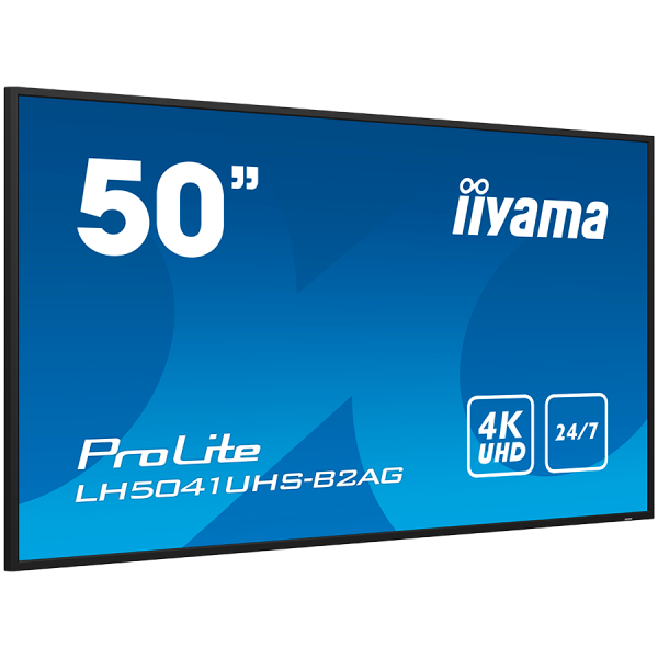IIYAMA LFD PROLITE LH5041UHS-B2AG 50'' Professional Digital Signage 4K  247 3840x2160 VA 16:9 500cd 5000:1 landscape, portrait ( LH5041UHS-B