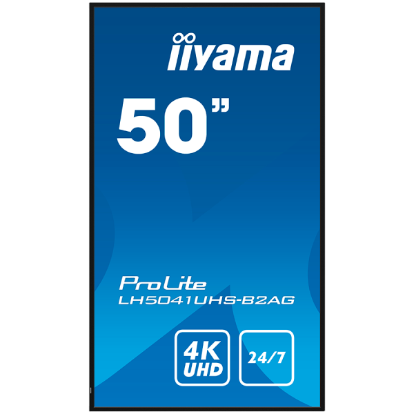 IIYAMA LFD PROLITE LH5041UHS-B2AG 50'' Professional Digital Signage 4K  247 3840x2160 VA 16:9 500cd 5000:1 landscape, portrait ( LH5041UHS-B