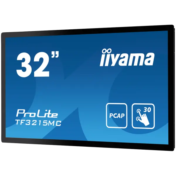 IIYAMA Monitor LED TF3215MC-B2 Open Frame PCAP 30 point touch 31.5'' AMVA 1920x1080 16:98 500cd 3000:1 8ms projective capacitive landscape, 