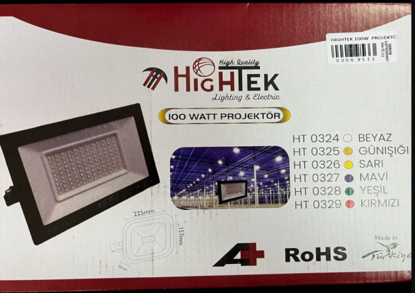 Led refleKtor100W 6000K Bela, 225x157x32mm