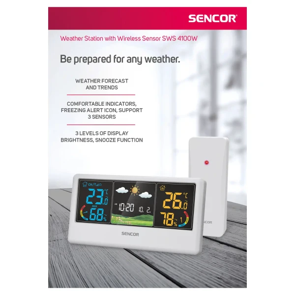 Smart meteorološka stanica SENCOR SWS 4100W