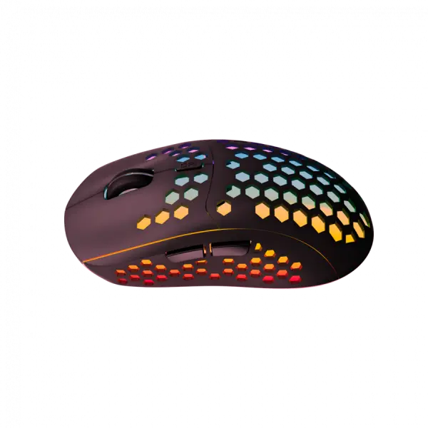 Canyon 7keys Gaming 2.4G wireless mouse, KA8 sensor, DPI up to 1600, rubber coating on panel, Huano 1million switch, 45cm PVC cable, ABS ma