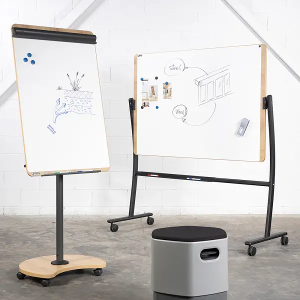 Tabla Flipchart mobilna, sa ramenima, Rocada NAT618