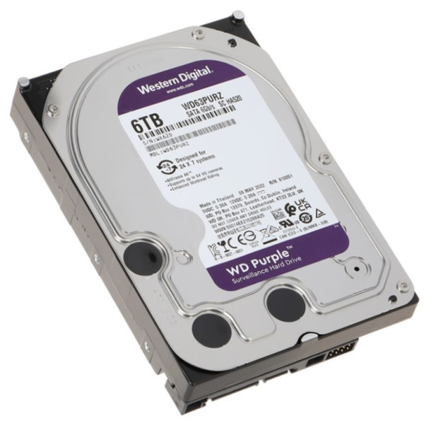 HDD 3.5 6TB WD63PURZ WD Purple 24/7 5400RPM 256MB SATA3