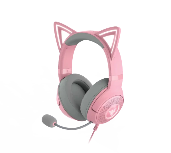 Slušalice sa mikrofonom RAZER Kraken Kitty V2 - Roze RGB
