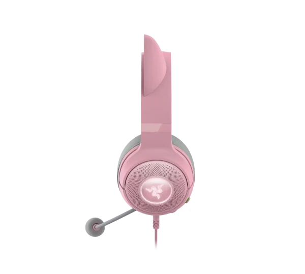 Slušalice sa mikrofonom RAZER Kraken Kitty V2 - Roze RGB