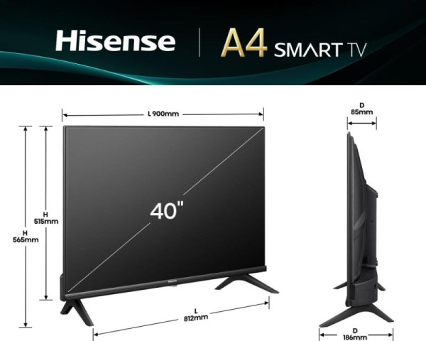 HISENSE 40 inča 40A4Q FHD Smart TV 