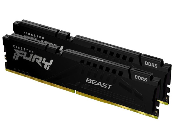 KINGSTON DIMM DDR5 64GB (2x32GB kit) 5600MTs KF556C40BB2K2-64 FURY Beast Black EXPO 