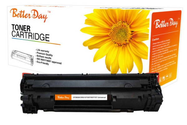 Toner BetterDay CF283X / CRG137/337/537/737  zam. kaseta za HP 2.4K (sa cipom)