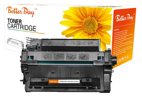 Toner BetterDay CE255X/CRG-324H/724H zam. kaseta za HP 12.5k (sa cipom)