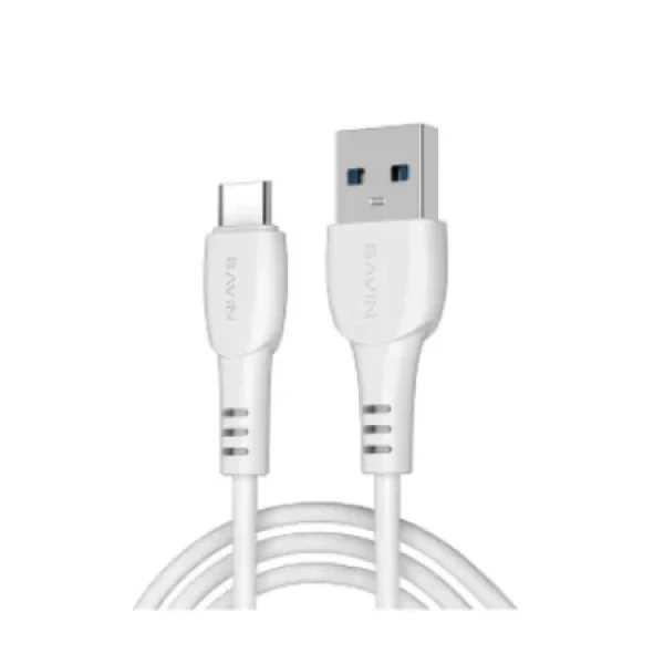 Bavin punjač 2.4A USB-A + kabl type-C bela - PC895Y ( 90027 )
