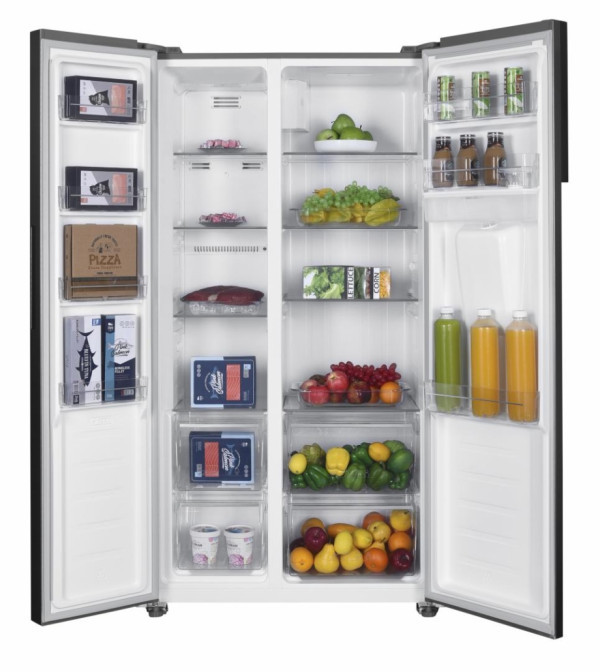 SBS frižider HEINNER  HSBS-H439NFXWDE++ 439lNoFrost90x177inverterInox
