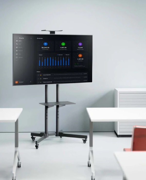 Podni nosač za TV Manhatan 461238 37''-70'' crni