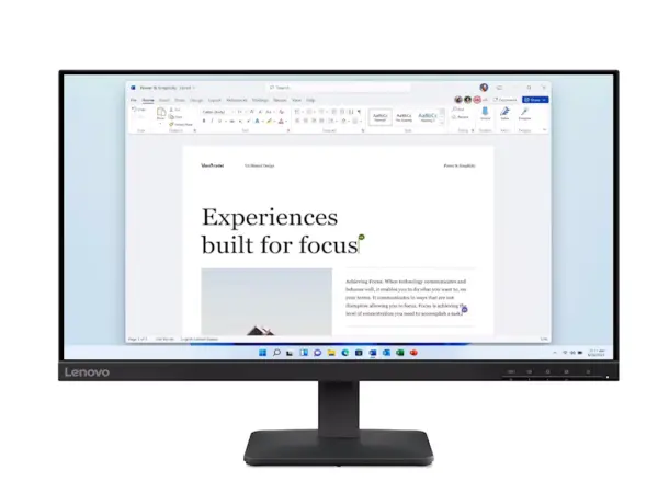 Monitor LENOVO L24-4e 23.8 ''IPS1920x1080100Hz4msHDMI, VGAcrna' ( '68C2KAC1EU' ) 