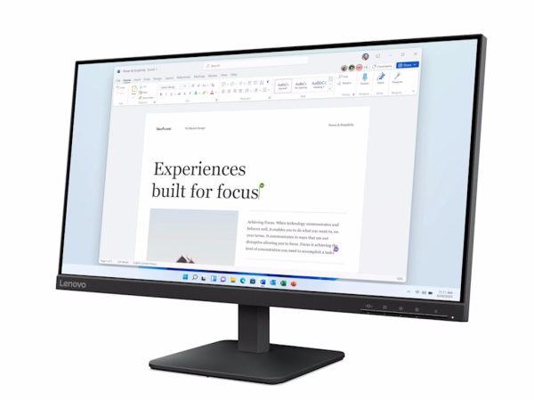 Monitor LENOVO L24-4e 23.8 ''IPS1920x1080100Hz4msHDMI, VGAcrna' ( '68C2KAC1EU' ) 