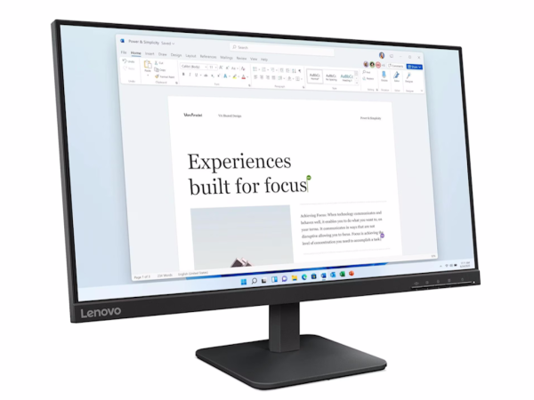 Monitor LENOVO L24-4e 23.8 ''IPS1920x1080100Hz4msHDMI, VGAcrna' ( '68C2KAC1EU' ) 
