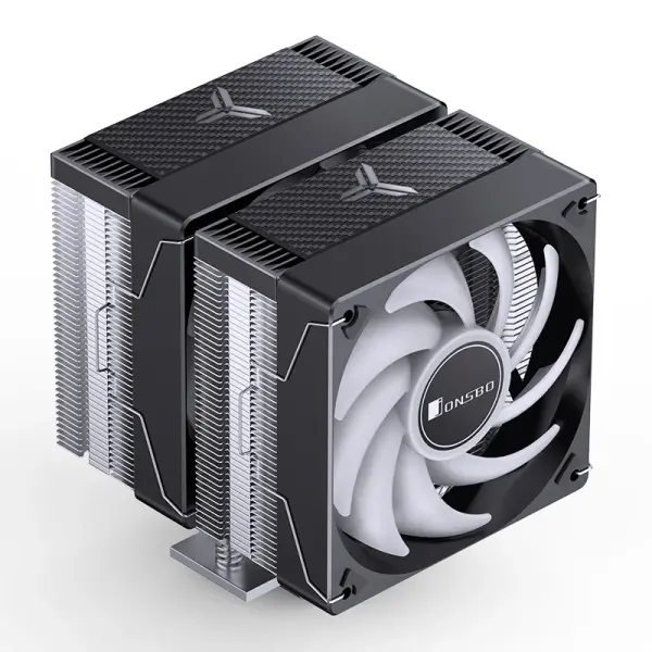 CPU Hladnjak Jonsbo CR-3000E DualTower RGB 260W TDP CRNI