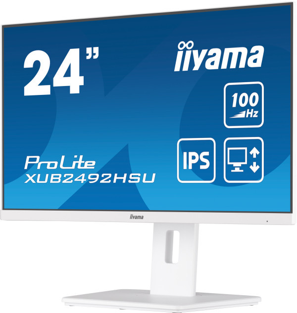 Monitor 23.8'' Iiyama XUB2492HSU-W6 IPS 1920x1080100Hz0.4msHDMIDPUSBzvučnic