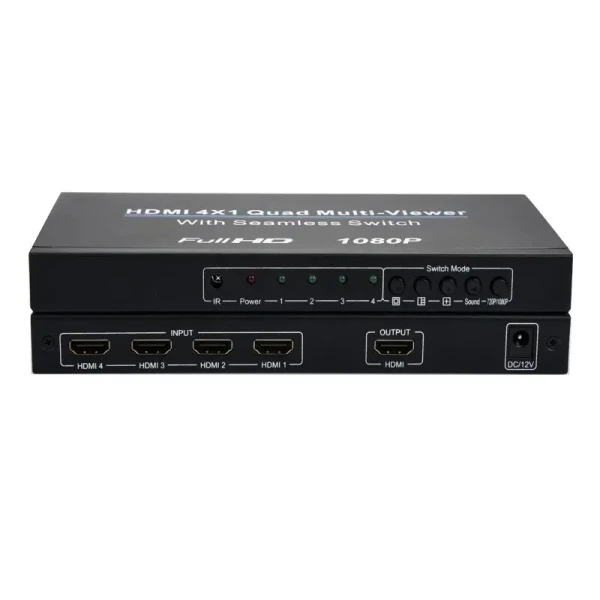 Kettz MQ-K400 1080p HDMI 4x1 Quad Multi-viewer