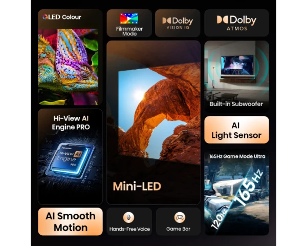 HISENSE 100 inča 100U7Q Mini-LED 4K UHD Smart TV 