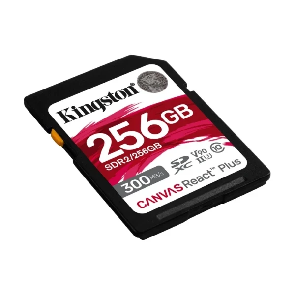 SD Card 256GB Kingston Canvas React Plus SDR2256GB