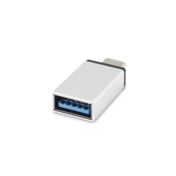 Adapter USB na Type C sivi