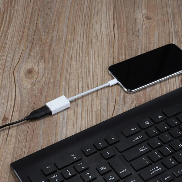 OTG lightning na USB kamera adapter beli