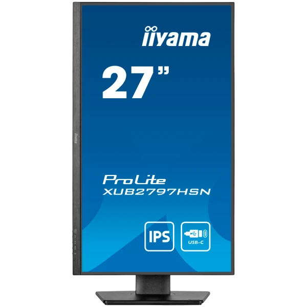 Iiyama XUB2797HSN-B2 - LED monitor 27 FHD (1080p) 100 Hz IPS 300 cd 1000 1 1ms HDMI DP USB-C speaker ( XUB2797HSN-B2 ) 