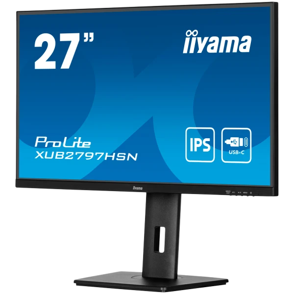Iiyama XUB2797HSN-B2 - LED monitor 27 FHD (1080p) 100 Hz IPS 300 cd 1000 1 1ms HDMI DP USB-C speaker ( XUB2797HSN-B2 ) 