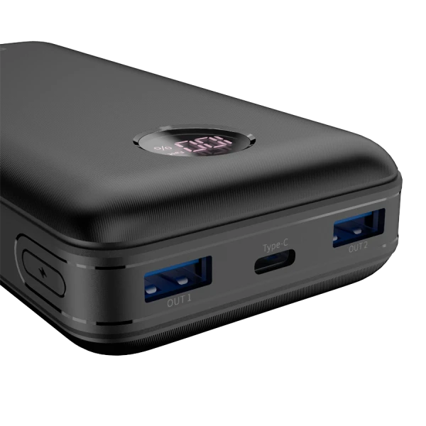 CANYON  PB-2002 Power bank 20000mAh Li-poly battery, Input Type-C 5V3A,9V2A,18W  , Output Type-C:5V3A,9V2.2A,12V1.5A,20W, Output USBA1USBA2