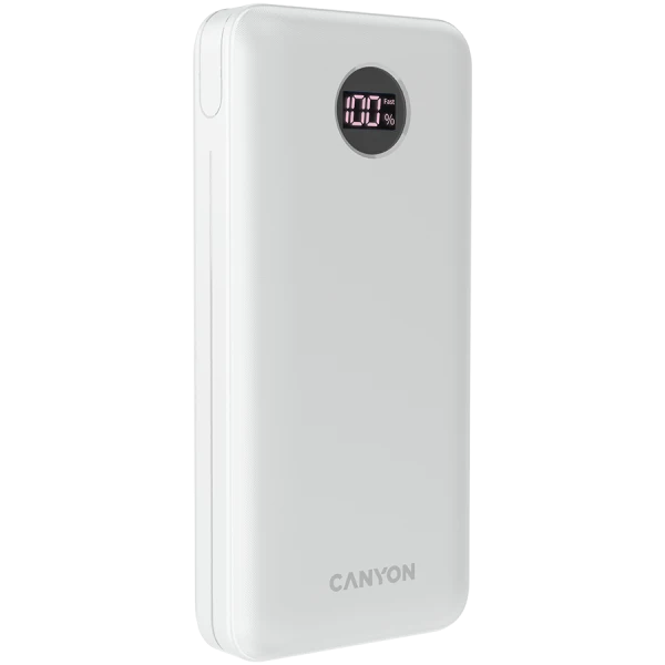 CANYON  PB-2002 Power bank 20000mAh Li-poly battery, Input Type-C 5V3A,9V2A,18W  , Output Type-C:5V3A,9V2.2A,12V1.5A,20W, Output USBA1USBA2 (2)