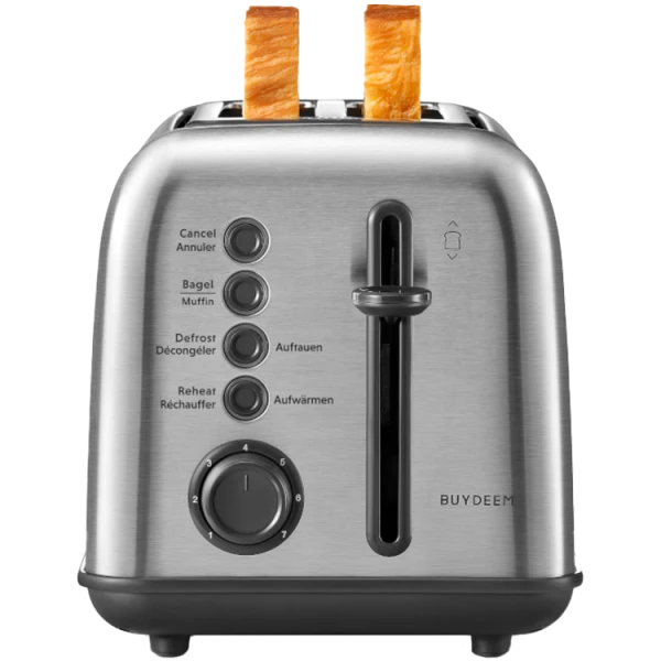 BUYDEEM 2 Slice Toaster, model DT620E, color Stainless Steel, EU ( DT620E-SSEU )